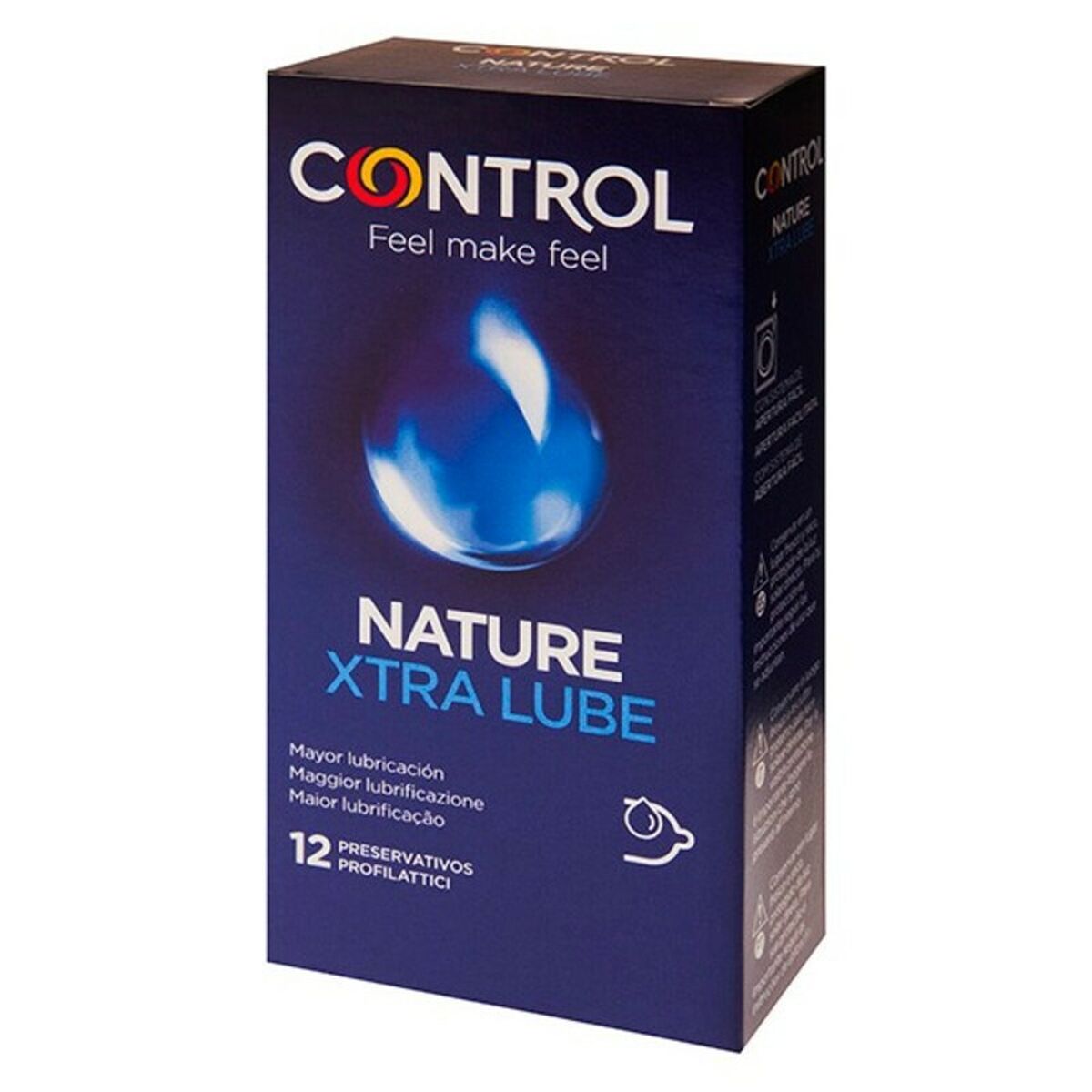 Préservatifs Control Nature Extra Lube (12 uds)