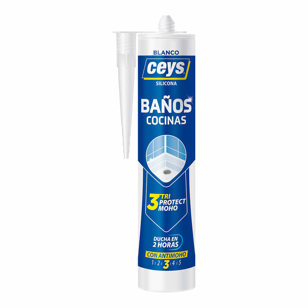 Silicone Ceys Triprotect Blanc 280 ml