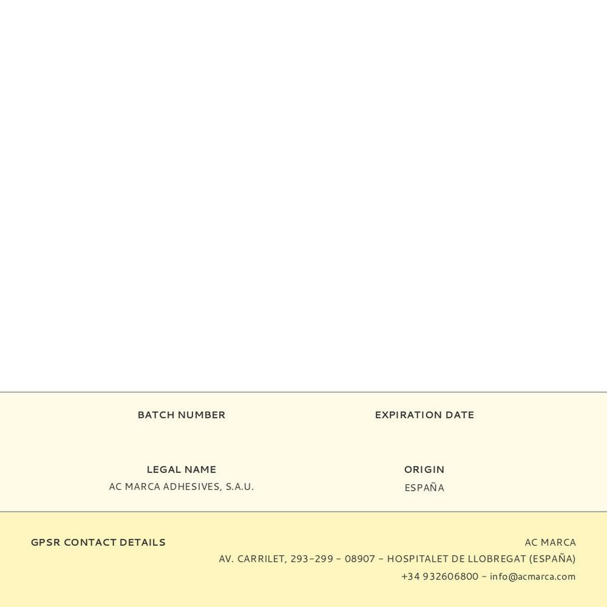 Queue Ceys Blanche Bois Colle 250 g