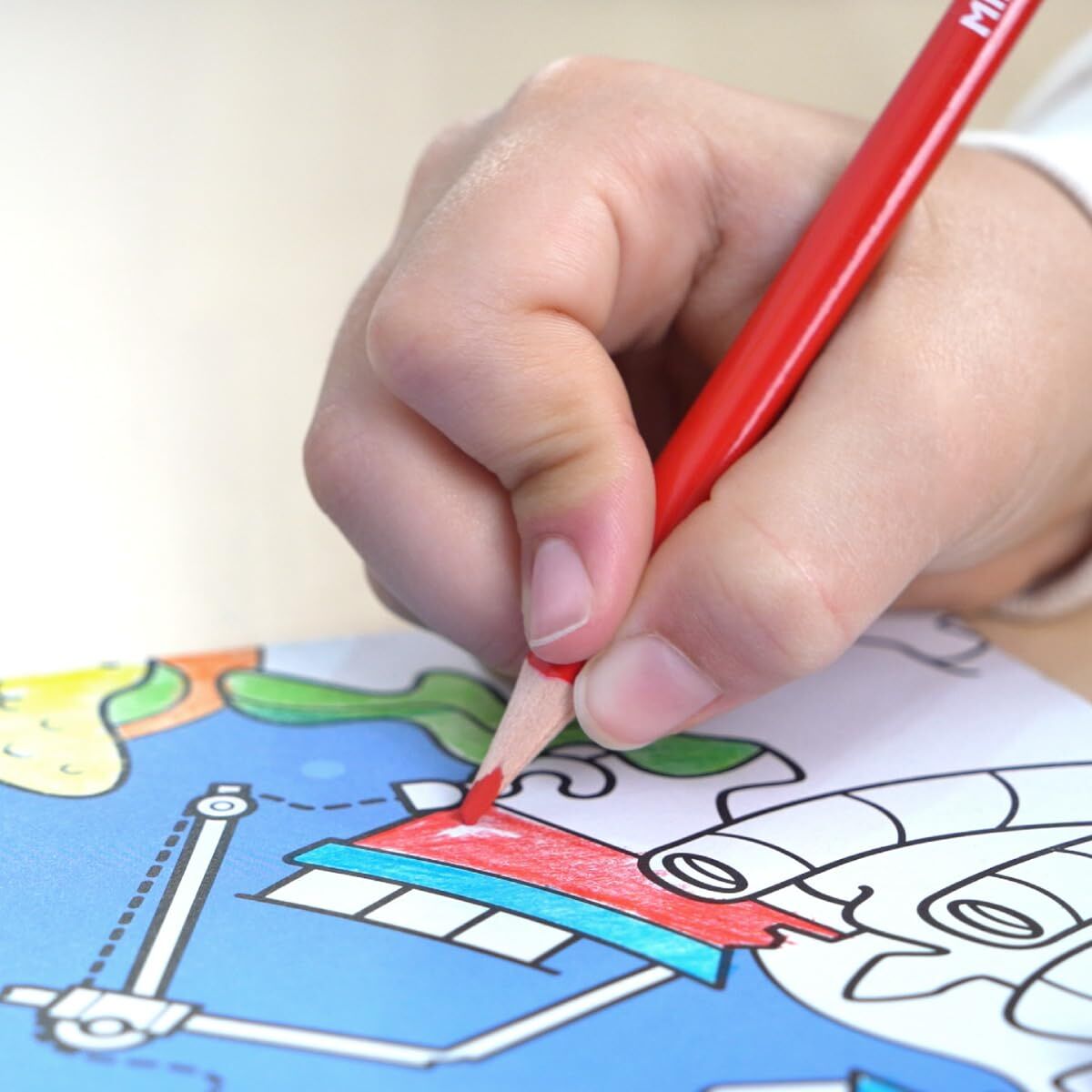 Bloc avec Dessins à Colorier Milan Alien invasion