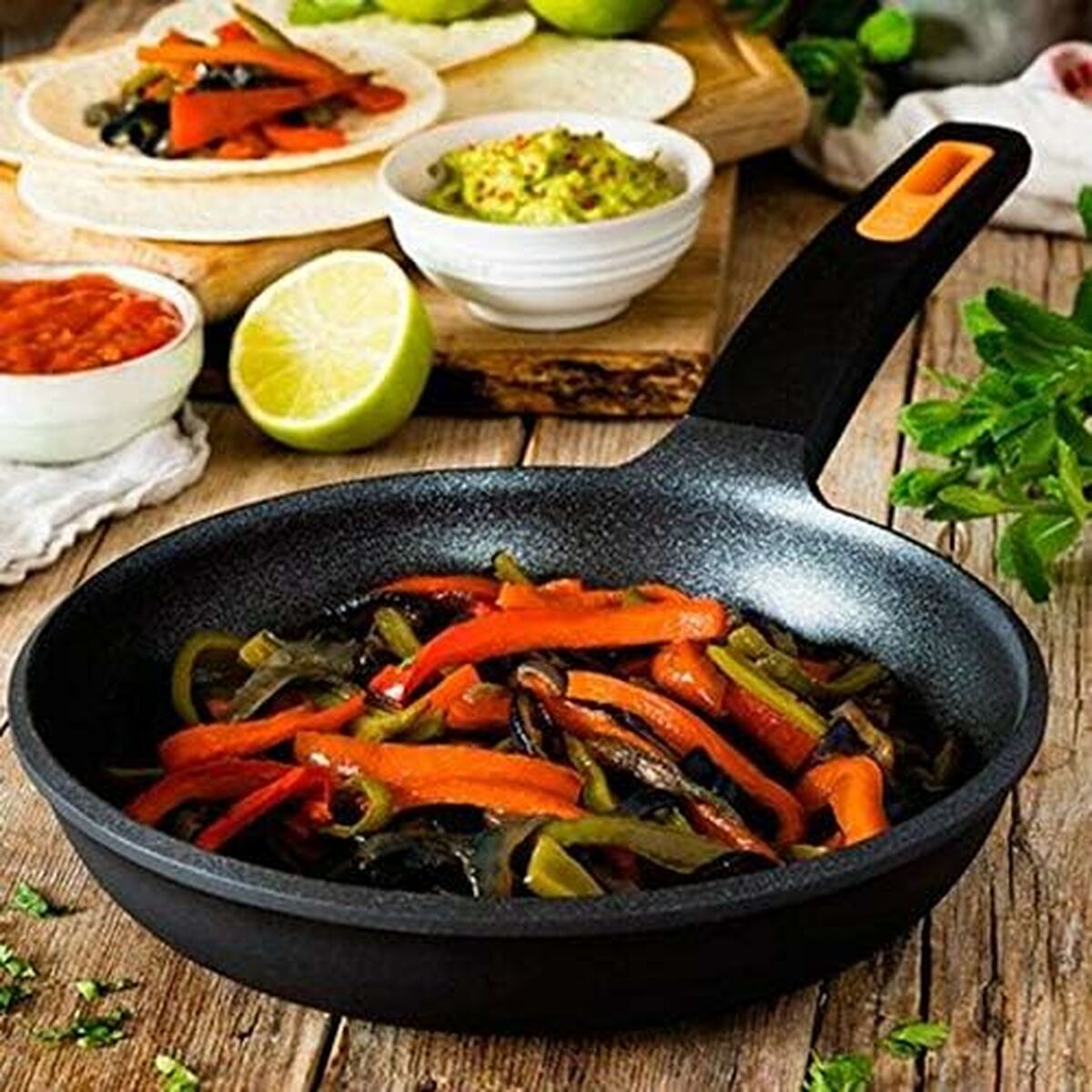 Poêle BRA EFFICIENT PLUS Ø 26 cm Noir Aluminium