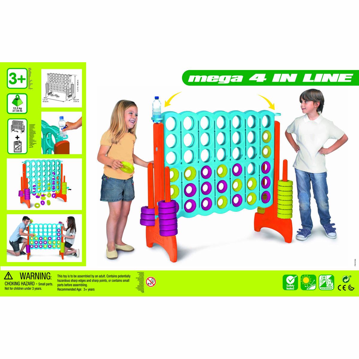 Jeu Mega 4 in Line Feber 800012910 (117,5 x 45,5 x 121 cm)