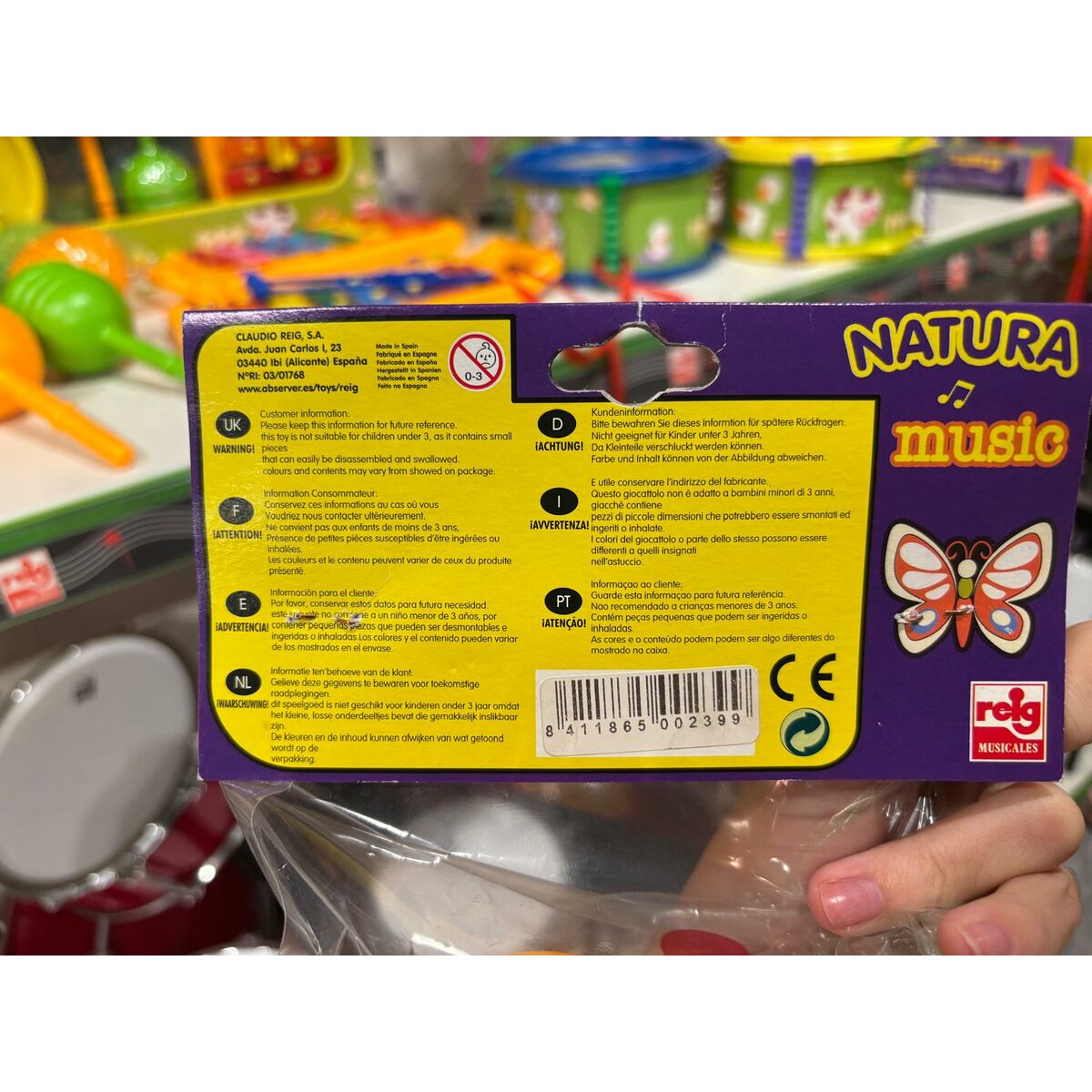 Jouet musical Reig Maracas