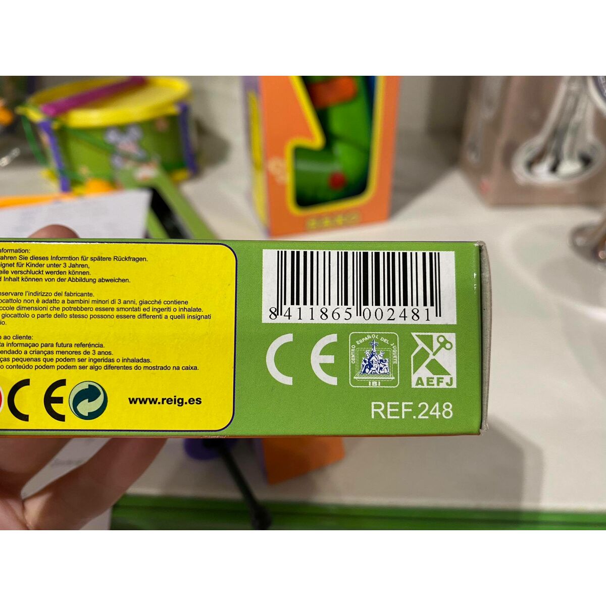 Flûte à Bec Reig Violet Jaune Avec étui