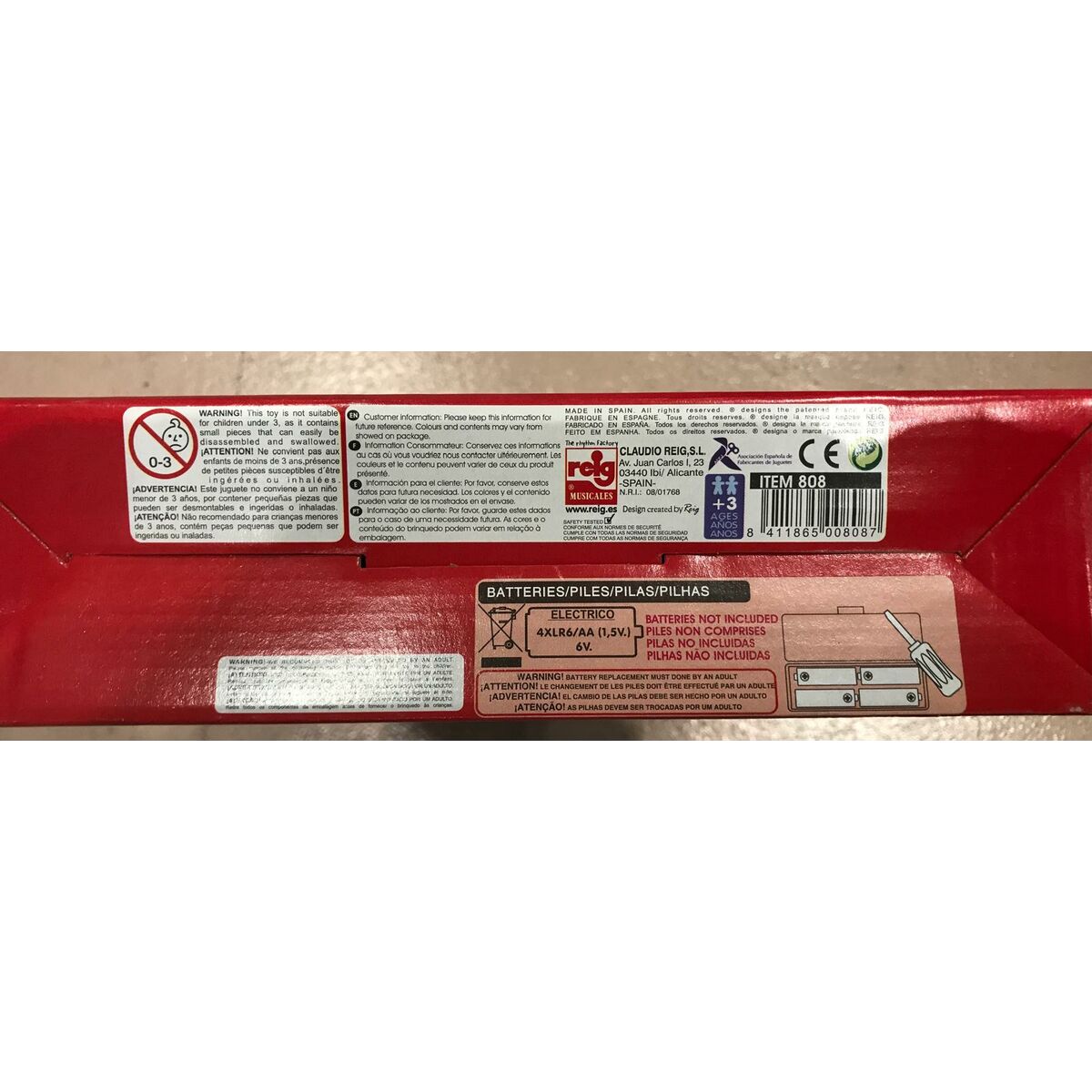 Guitare pour Enfant Reig Microphone