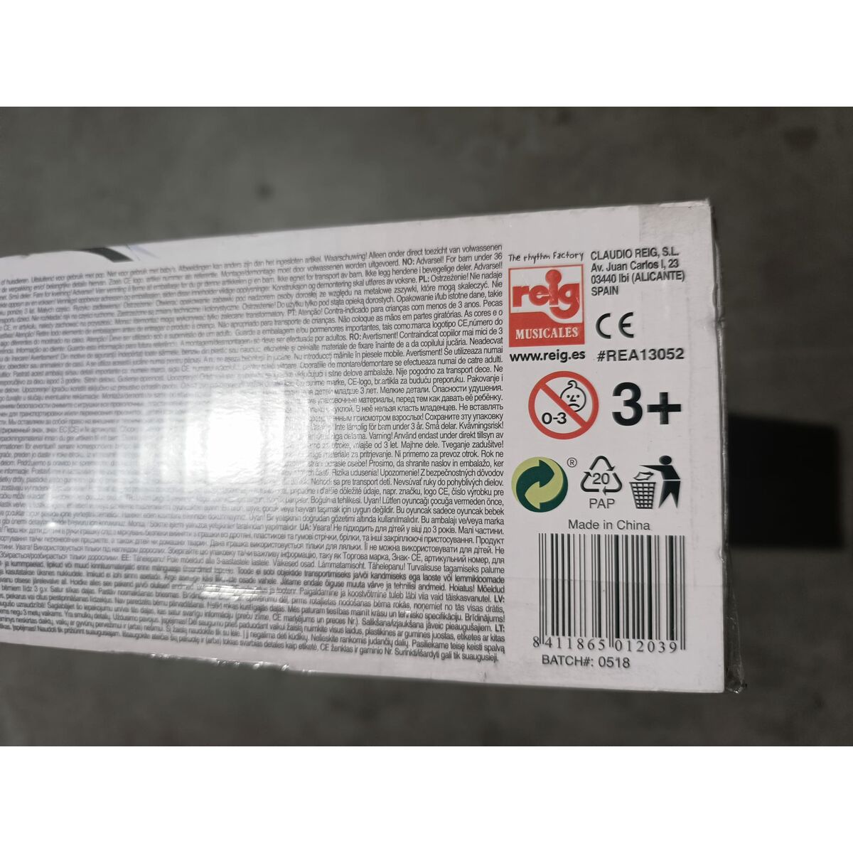 Poussette pour poupées Reig 45 cm Blue marine