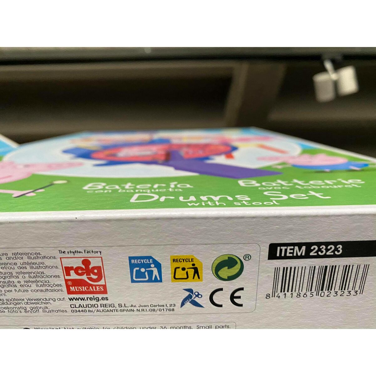 Batterie musicale Peppa Pig 2323 Plastique 55 x 36 x 38 cm