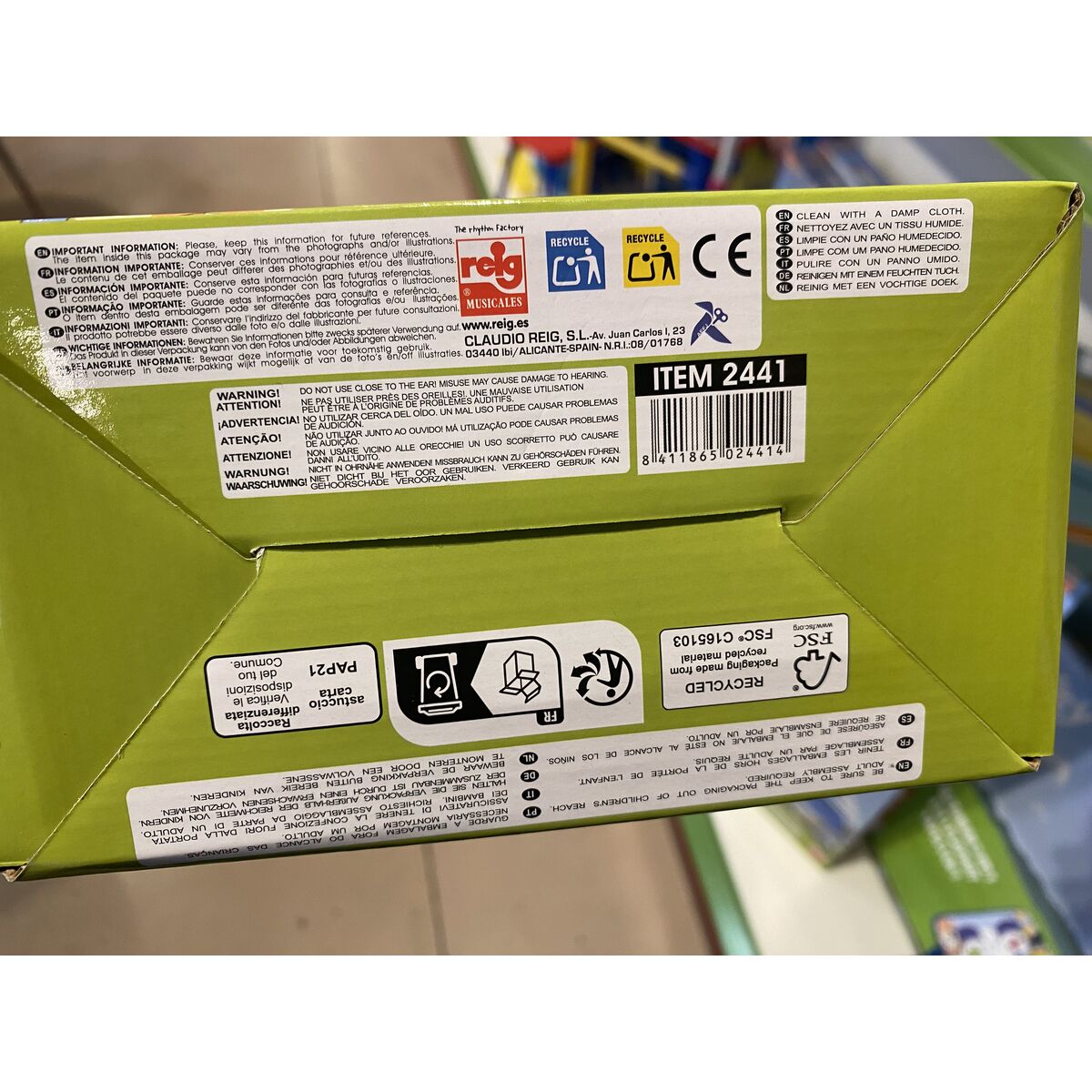 Tambour Bluey Plastique