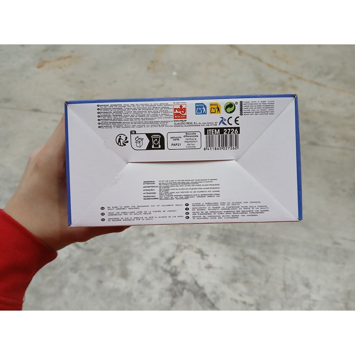 Tambour Fisher Price animaux Plastique