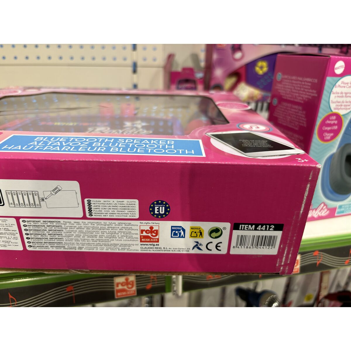 Enceinte avec Microphone Karaoké Barbie