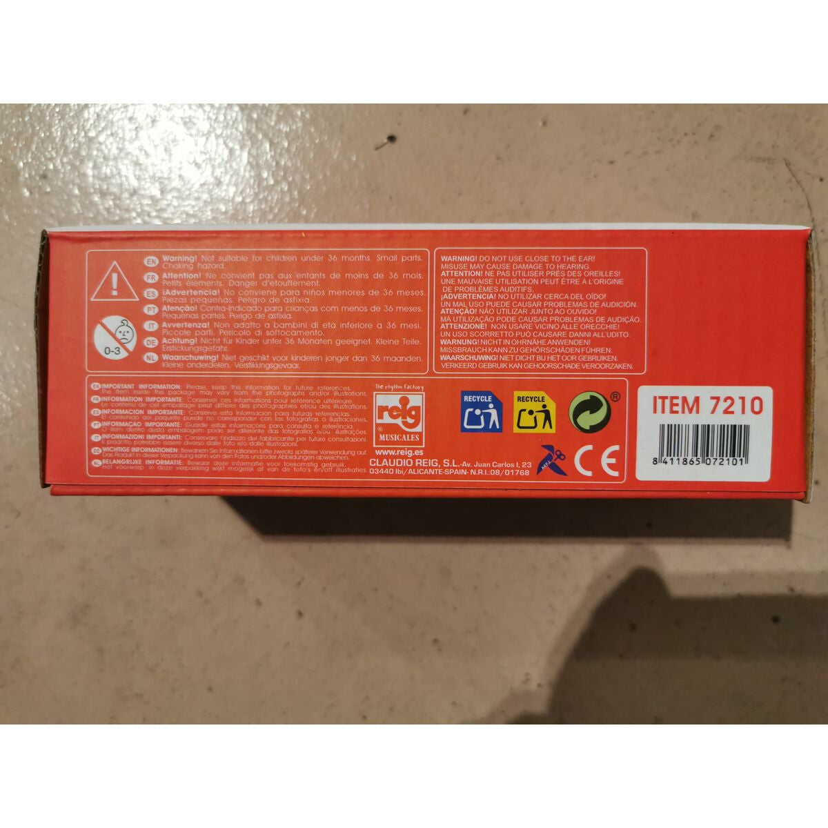 Jouet musical Reig Maracas Œufs Plastique