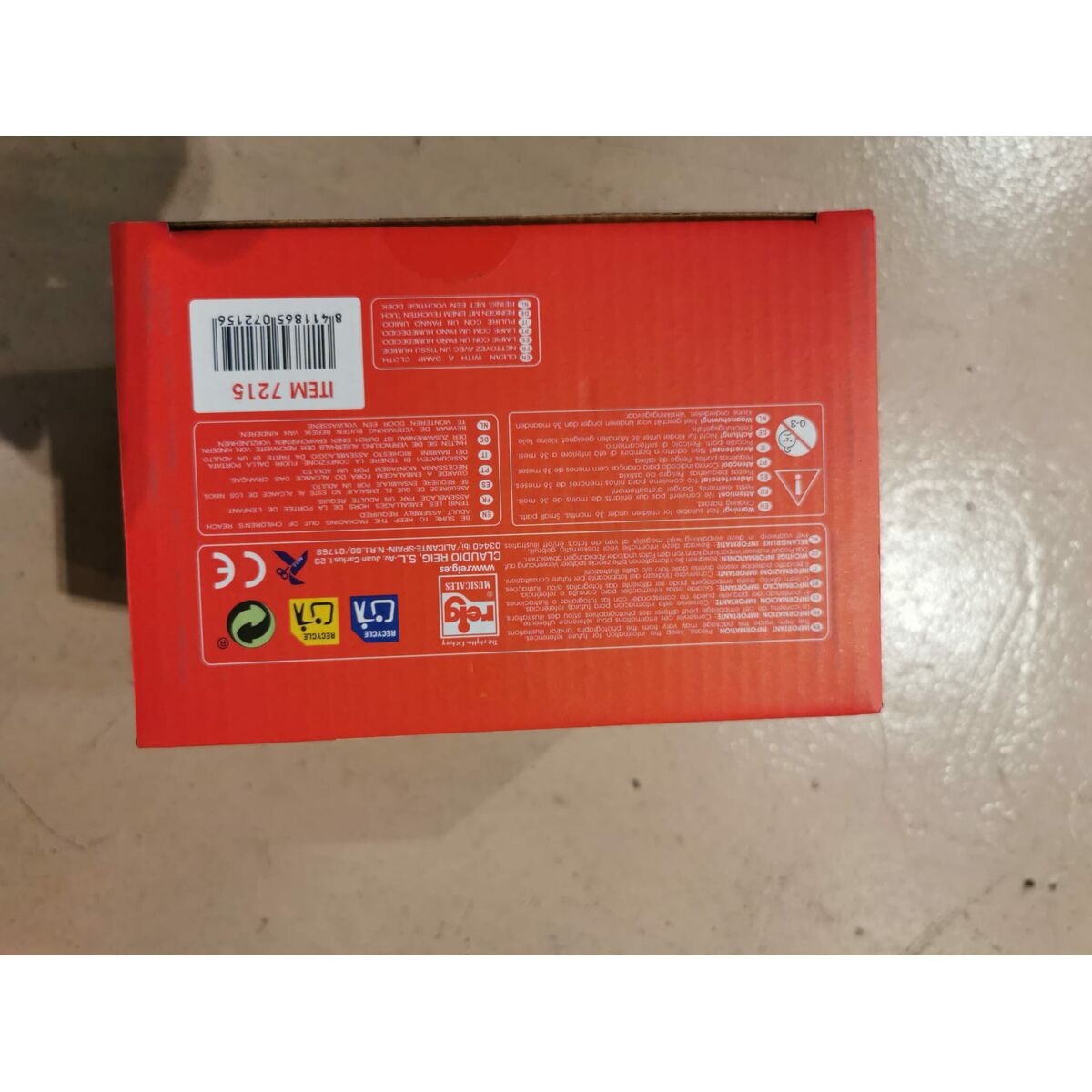 Jouet musical Reig Tambour Ø 15 cm Bois Plastique 15,25 cm