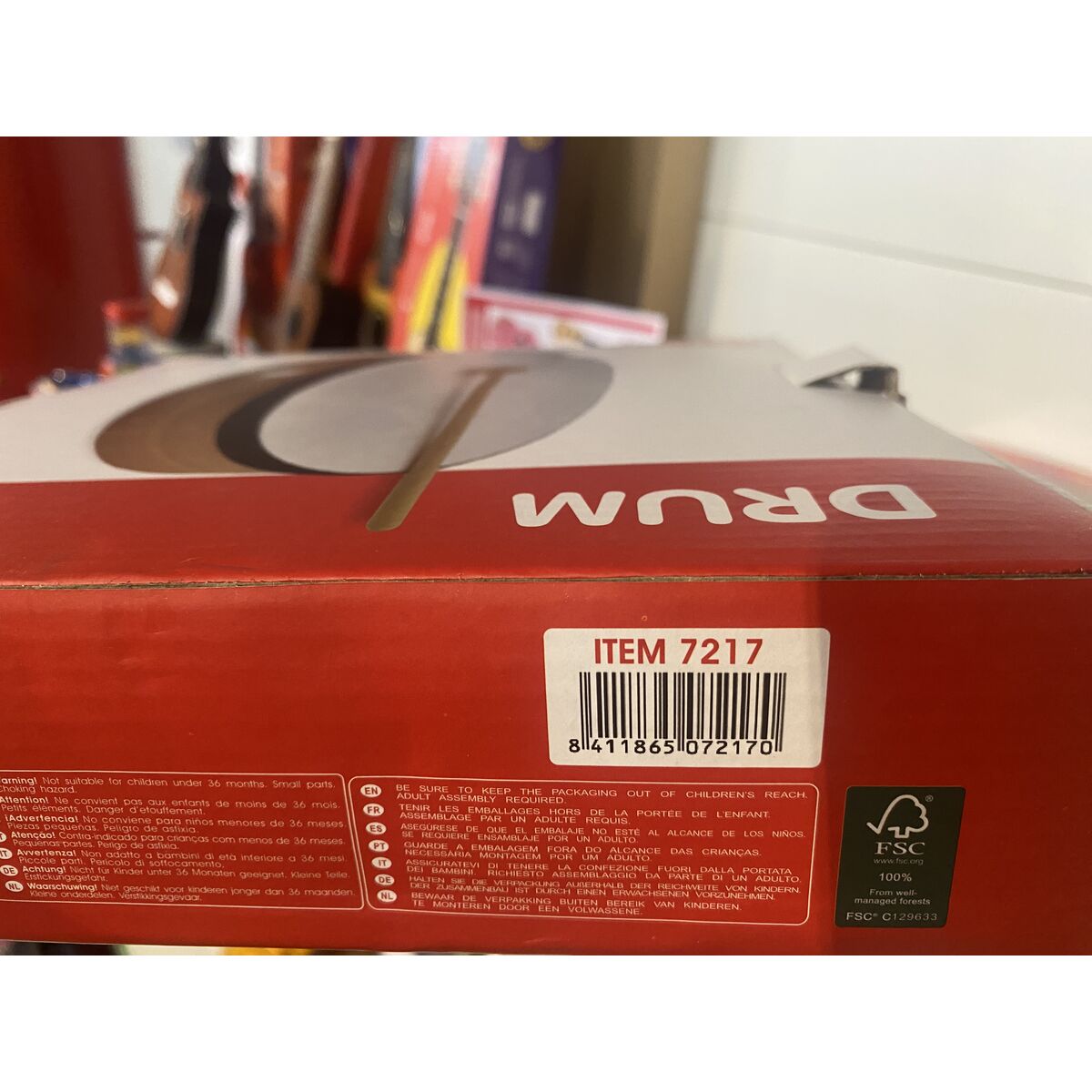 Tambour Reig Ø 25,4 cm Plastique 25,4 cm