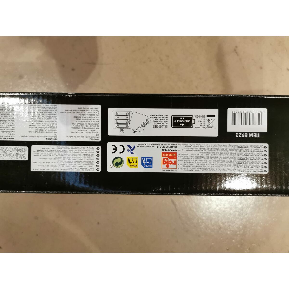 Piano Reig 8923 Argenté (73 x 22,8 x 6,5 cm)