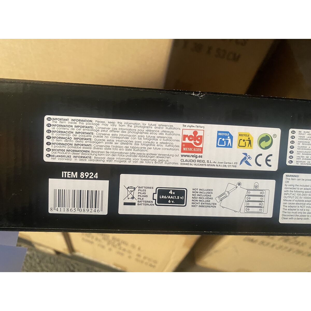 Piano Électronique Reig 8924