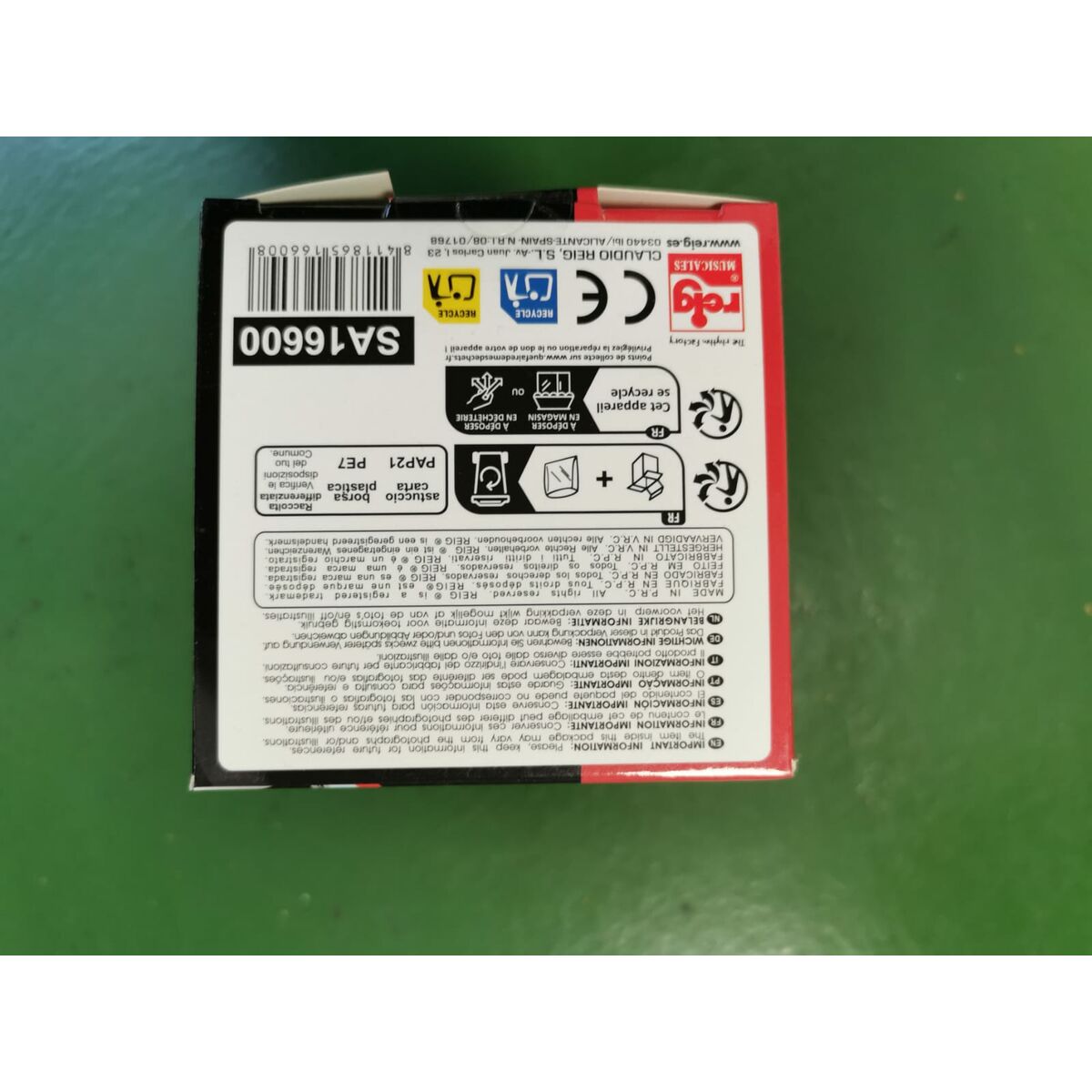 Haut-parleurs bluetooth Reig USB 5 W 16 x 8,2 x 8,2 cm