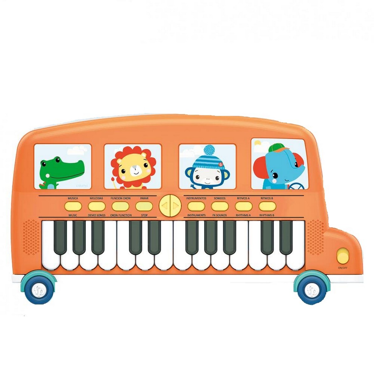 Piano jouet Fisher-Price Piano Électronique Le Bus