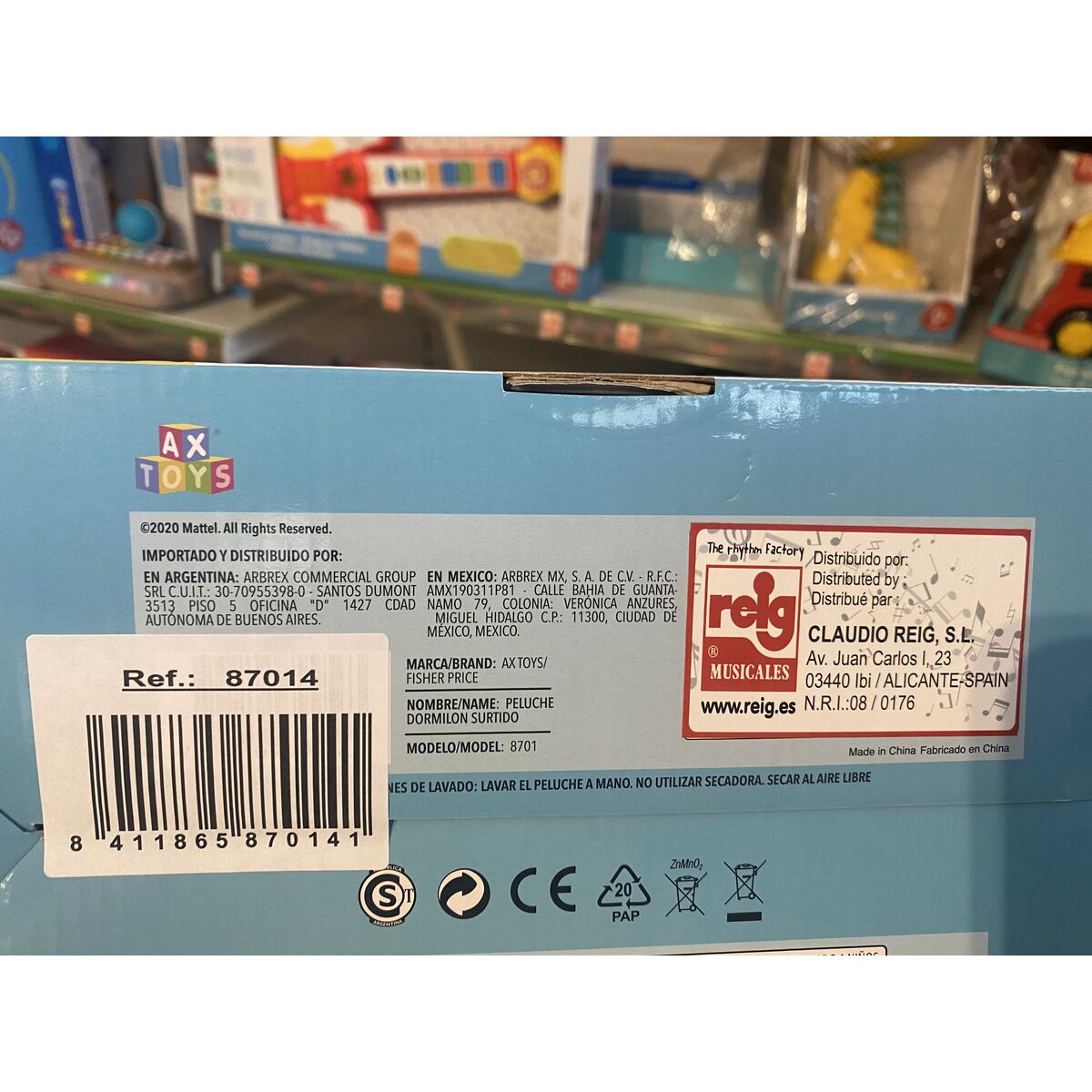 Jouet Peluche Fisher-Price   Crocodile 30 cm