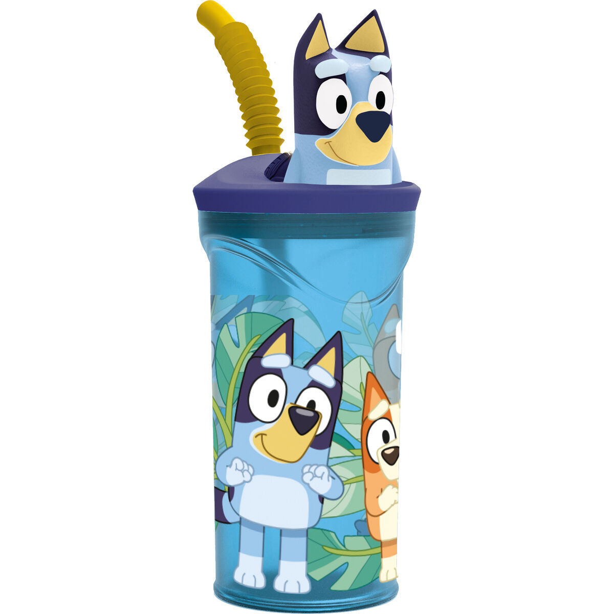 Verre avec Paille Bluey PVC 3D