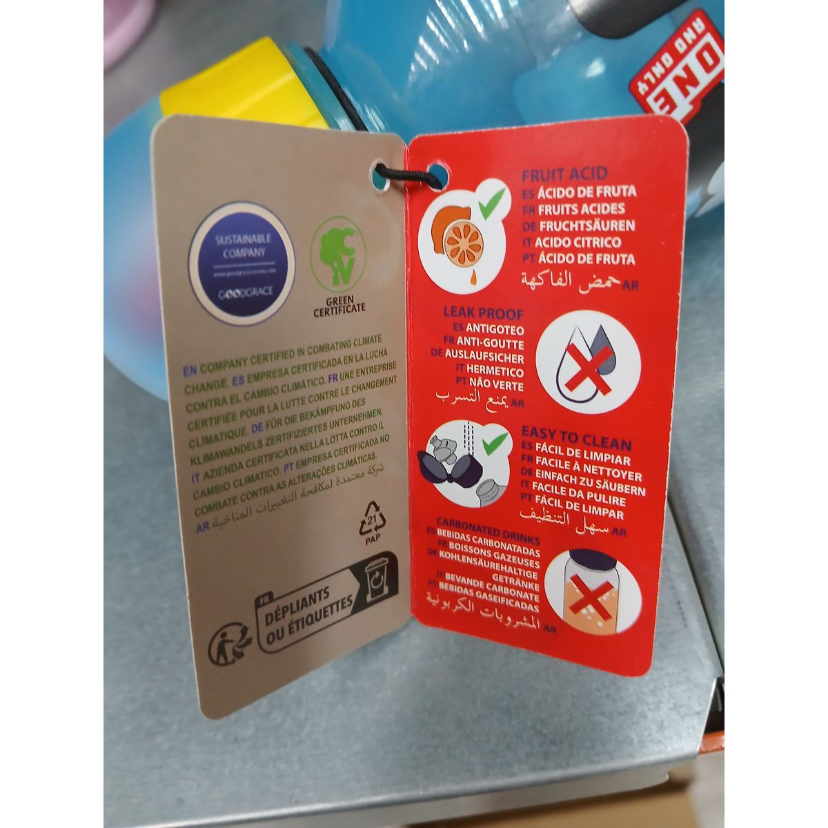 Bouteille Mickey Mouse Fun-Tastic  370 ml Enfant Aluminium