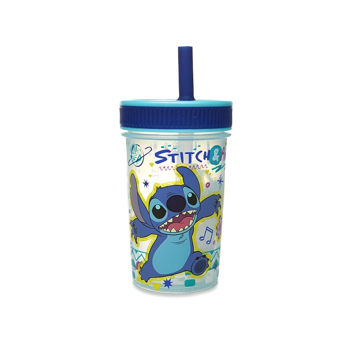 Verre d’Apprentissage ThermoBaby LILO & STITCH 420 ml Bleu