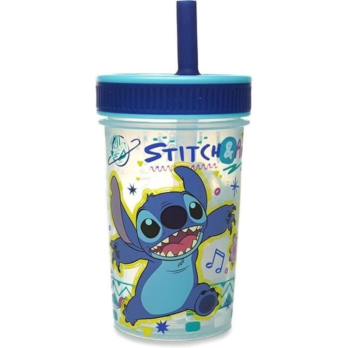 Verre d’Apprentissage ThermoBaby LILO & STITCH 420 ml Bleu