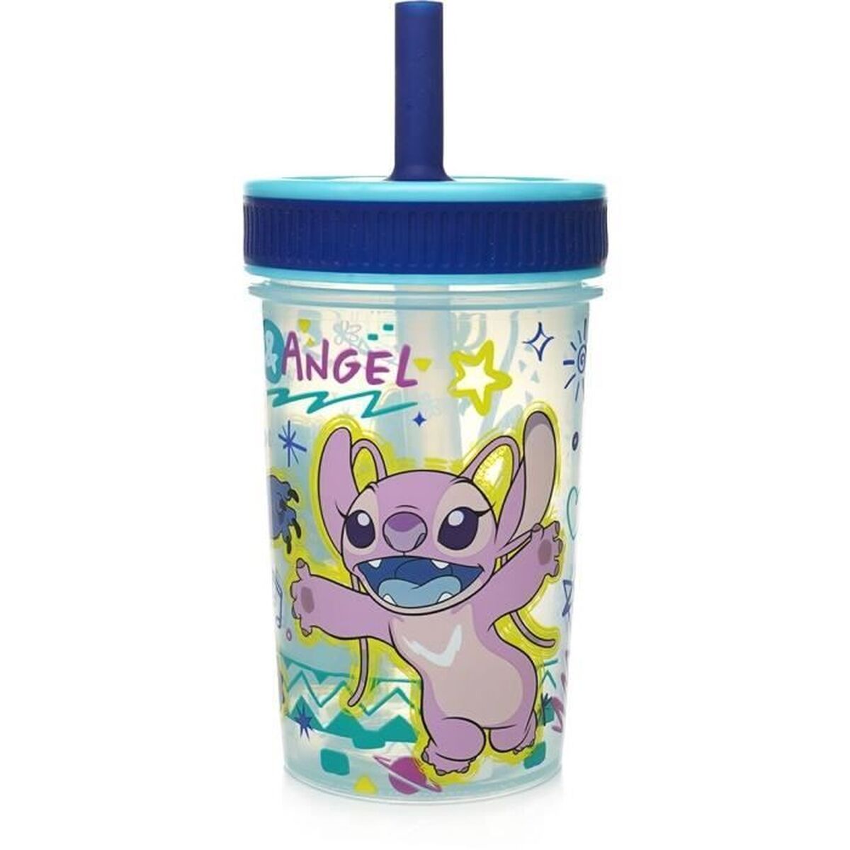Verre d’Apprentissage ThermoBaby LILO & STITCH 420 ml Bleu