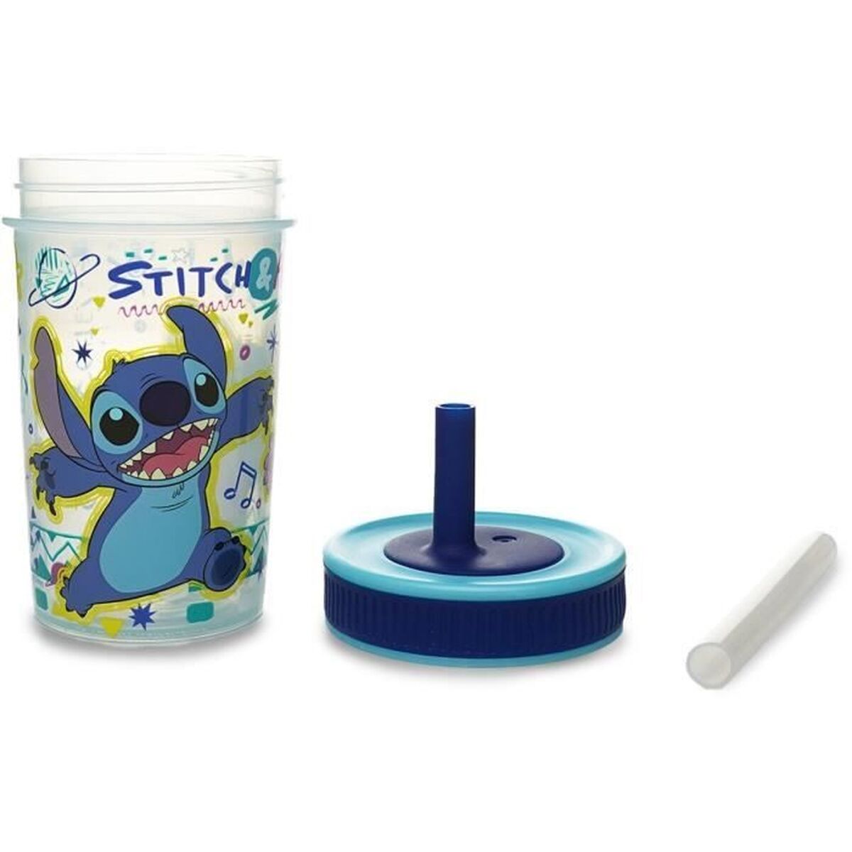 Verre d’Apprentissage ThermoBaby LILO & STITCH 420 ml Bleu