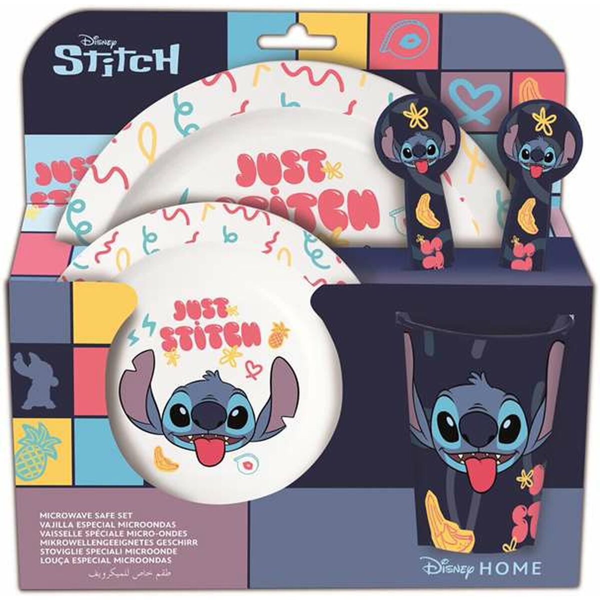 Set de pique-nique Stitch Enfant 5 Pièces