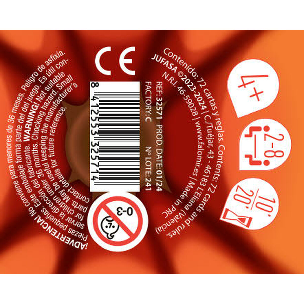 Jeu de société Falomir Happy Halloween 41 x 30 x 18 cm