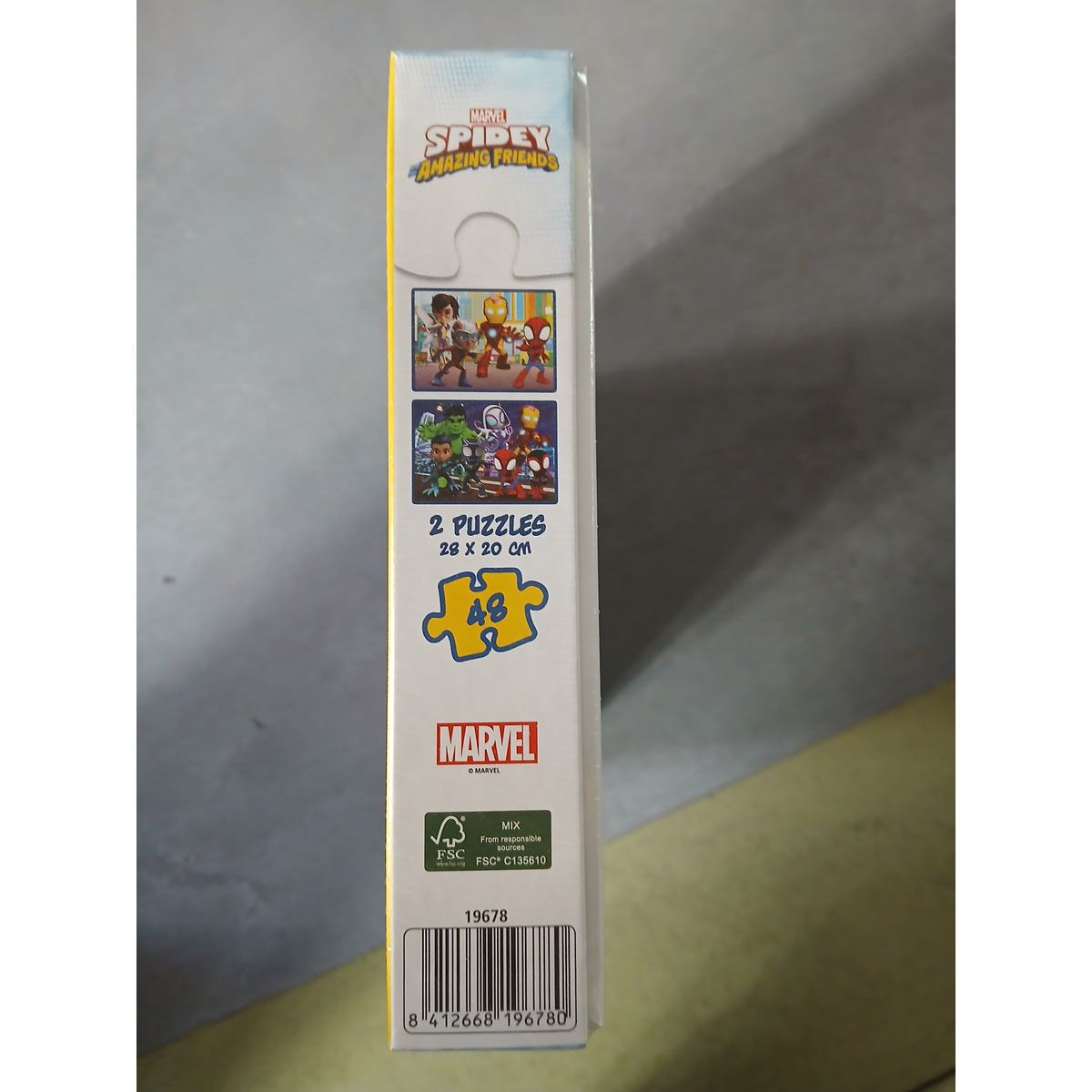 Set de 2 Puzzles Educa Spidey Amazing Friends