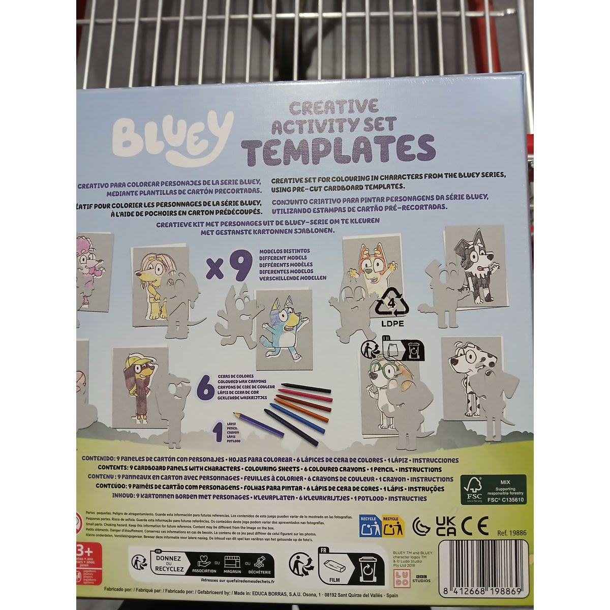 Kit de Dessin Educa Bluey