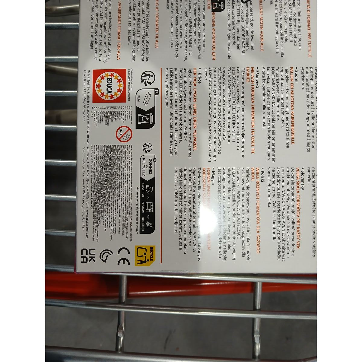 Set de 2 Puzzles Disney Princess Cinderella and Rapunzel 48 Pièces