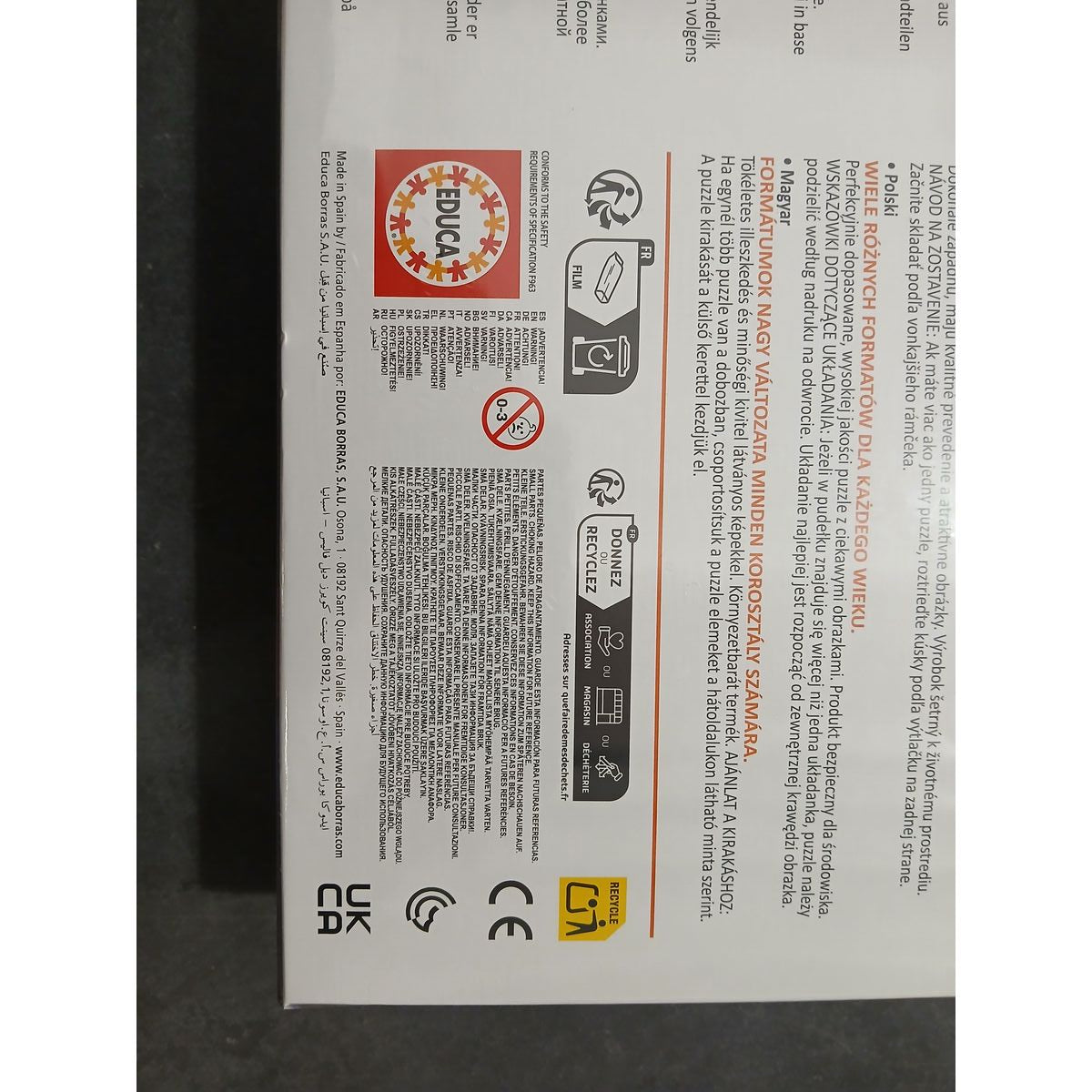 Set de 4 Puzzles Sonic Prime 250 Pièces