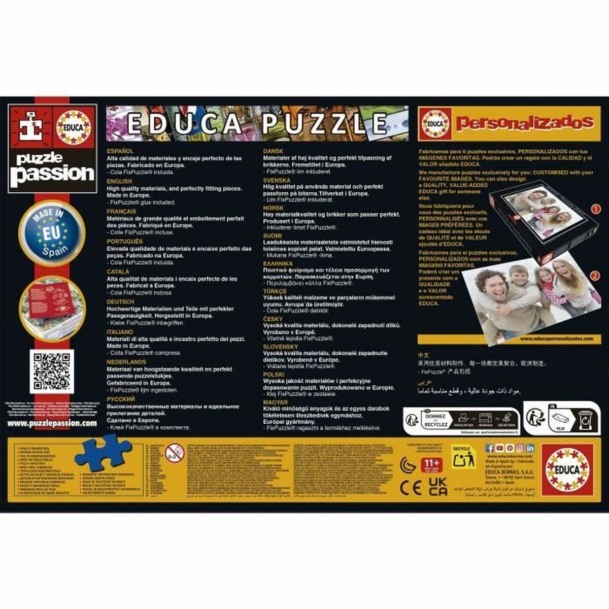 Puzzle Educa Heladería 500 Pièces