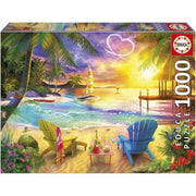 Puzzle Educa Love Beach 1000 Pièces