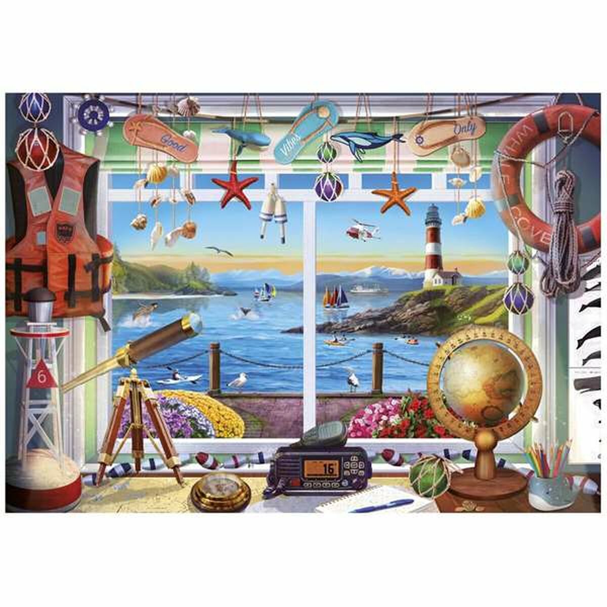 Puzzle Educa 20256 Life in the Shore