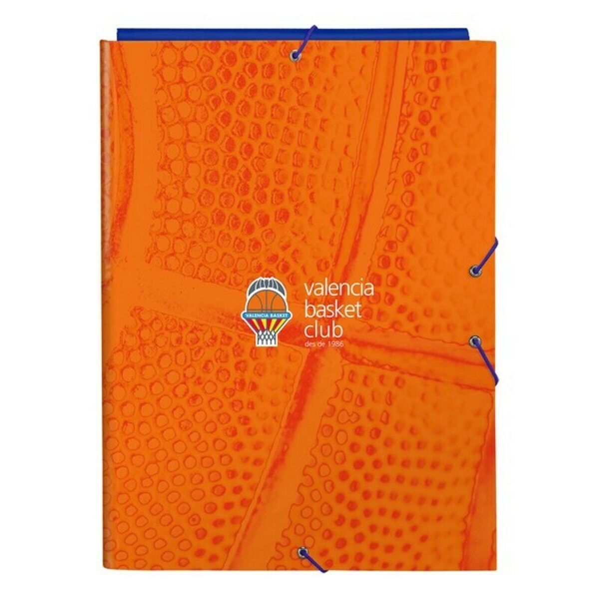 Dossier Valencia Basket M068 Bleu Orange A4