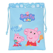 Sac pour snack Peppa Pig Baby Bleu