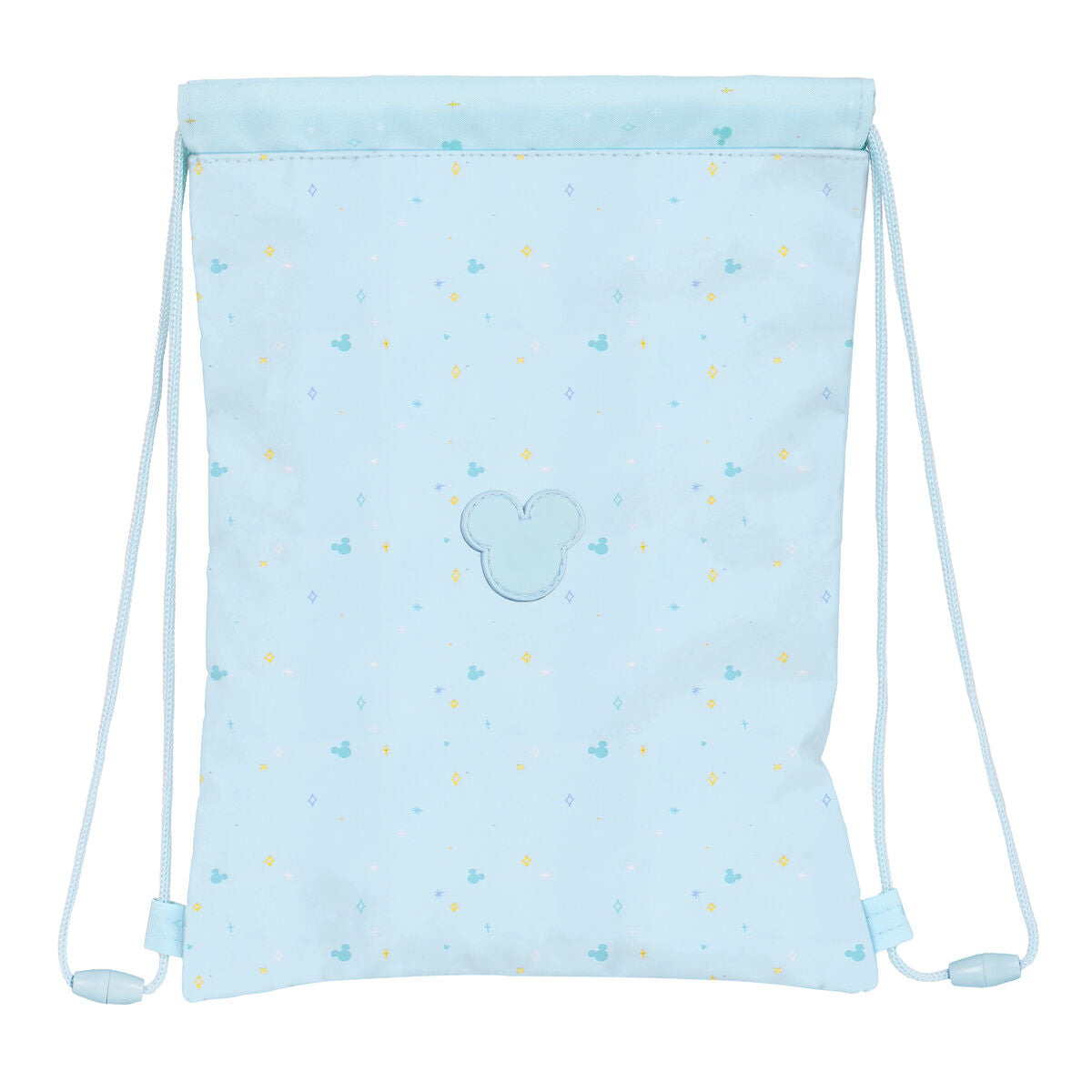 Sac à dos serré par des ficelles Mickey Mouse Baby Bleu clair 26 x 34 cm