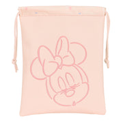 Sac à goûter Minnie Mouse Baby Rose clair 20 x 25 cm Sac