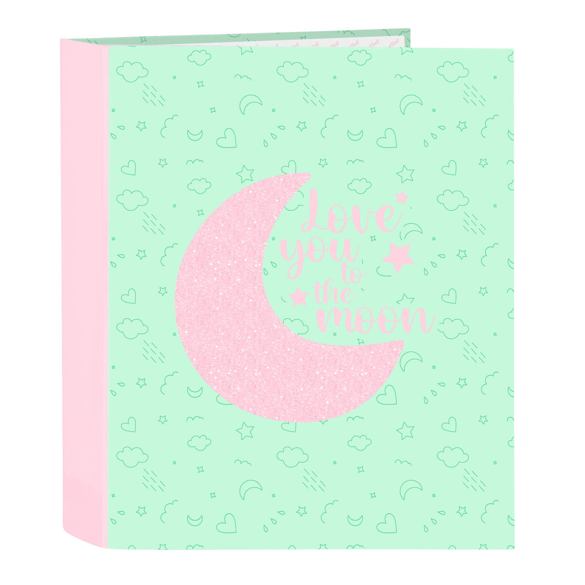 Reliure à anneaux BlackFit8 Moon Vert A4 27 x 33 x 6 cm