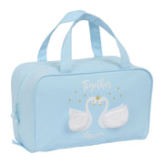 Nécessaire de Voyage Glow Lab Cisnes Bleu clair 31 x 14 x 19 cm
