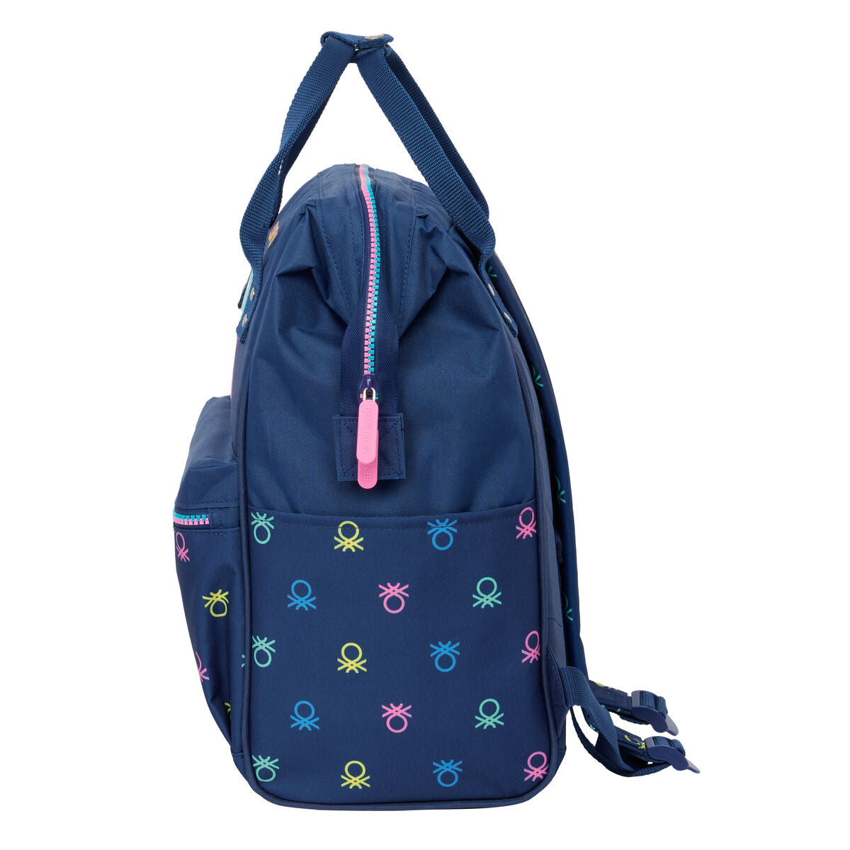 Sacoche pour Portable Benetton Cool Blue marine 27 x 40 x 19 cm