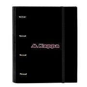 Reliure à anneaux Kappa Silver pink Noir Rose 27 x 32 x 3.5 cm