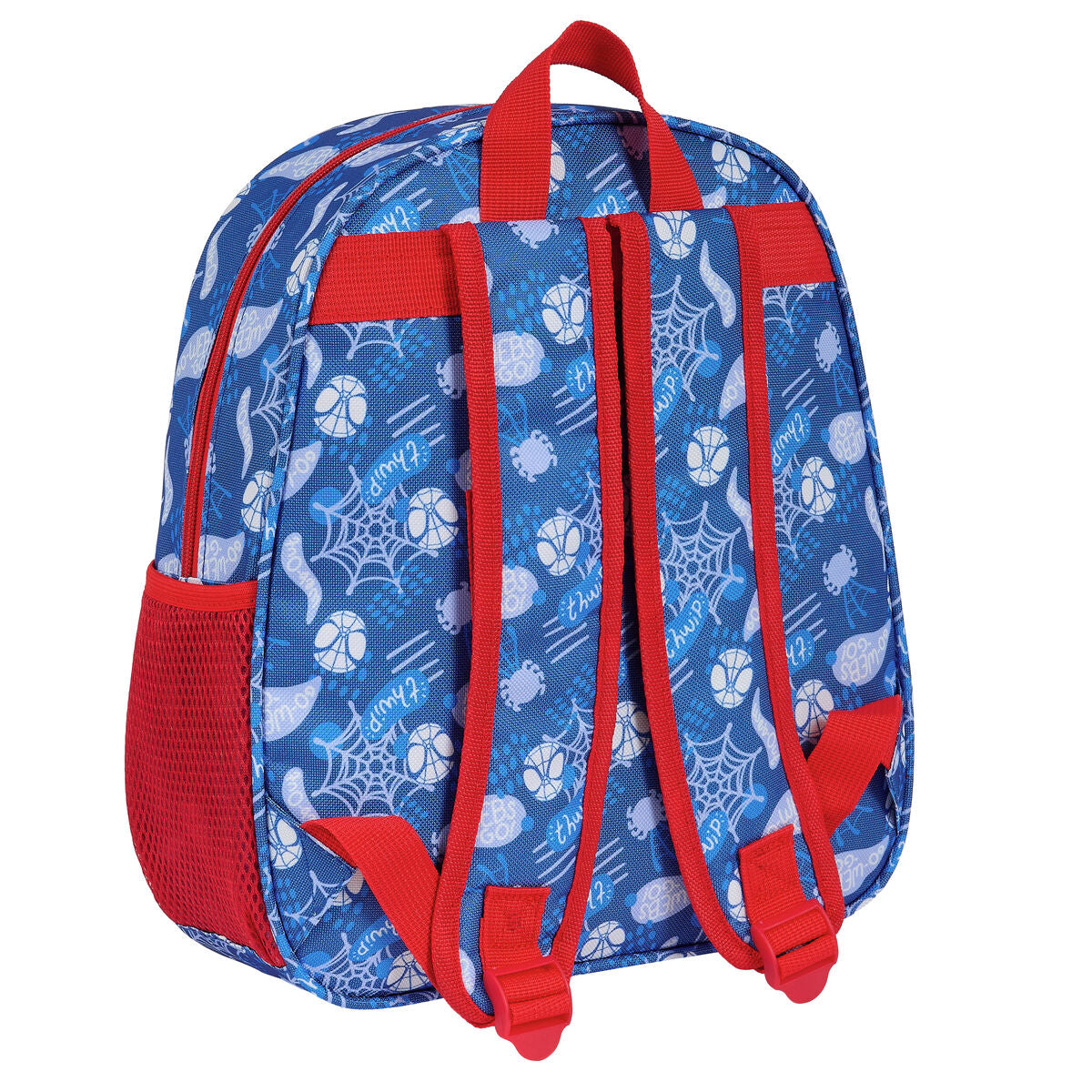 Cartable 3D Spider-Man Rouge Blue marine 27 x 33 x 10 cm