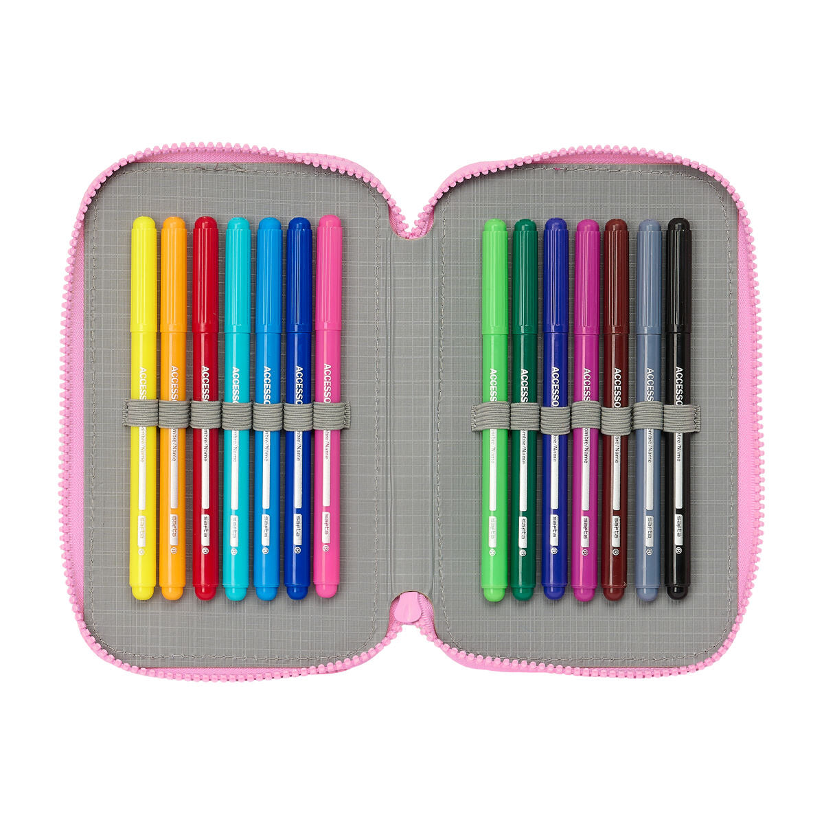 Plumier double Gabby's Dollhouse Party Rose 12.5 x 19.5 x 4 cm 28 Pièces