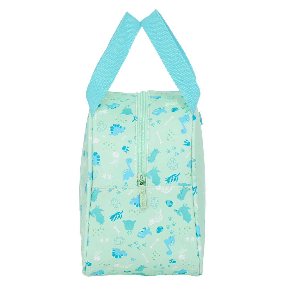 Sac glacière goûter Safta Dino Vert 19 x 22 x 14 cm