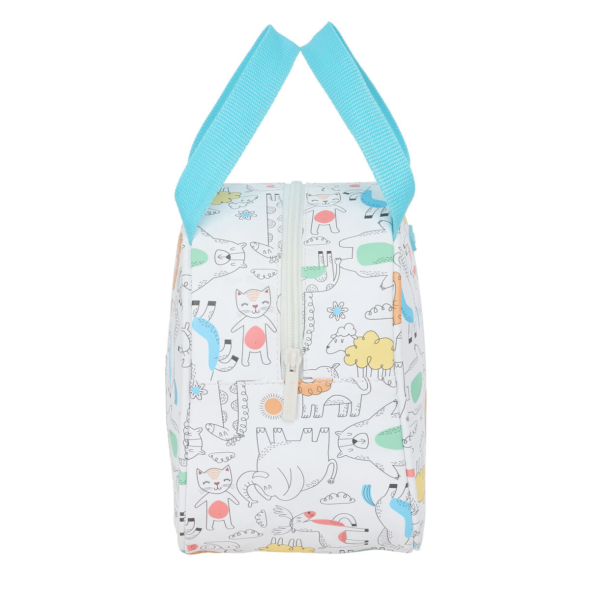 Sac glacière goûter Safta Zoo Beige 19 x 22 x 14 cm
