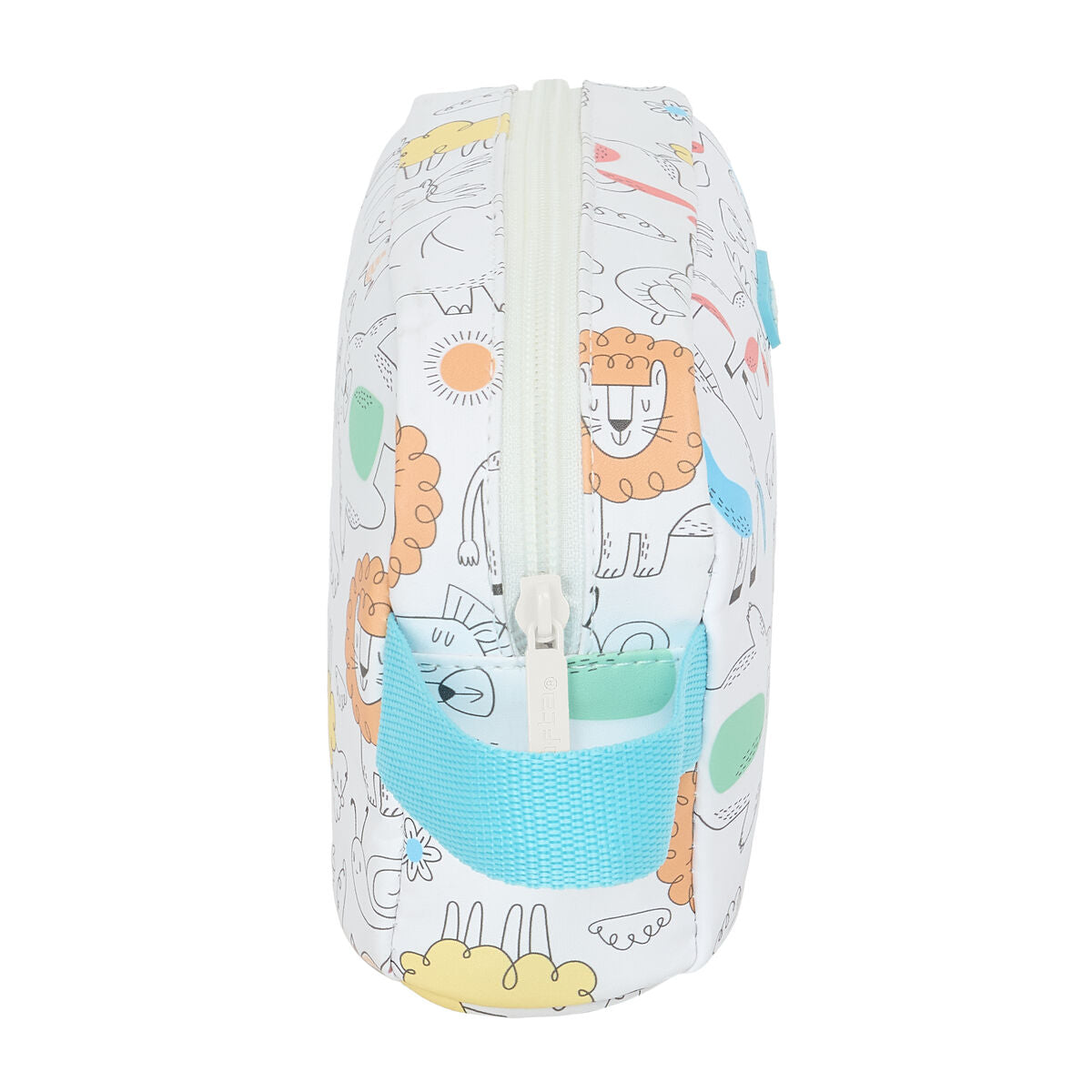 Sac glacière goûter Safta Zoo Beige 21,5 x 12 x 6,5 cm